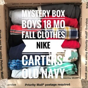 Mystery Box! Baby Boy Fall Clothes 18 mo - no junk